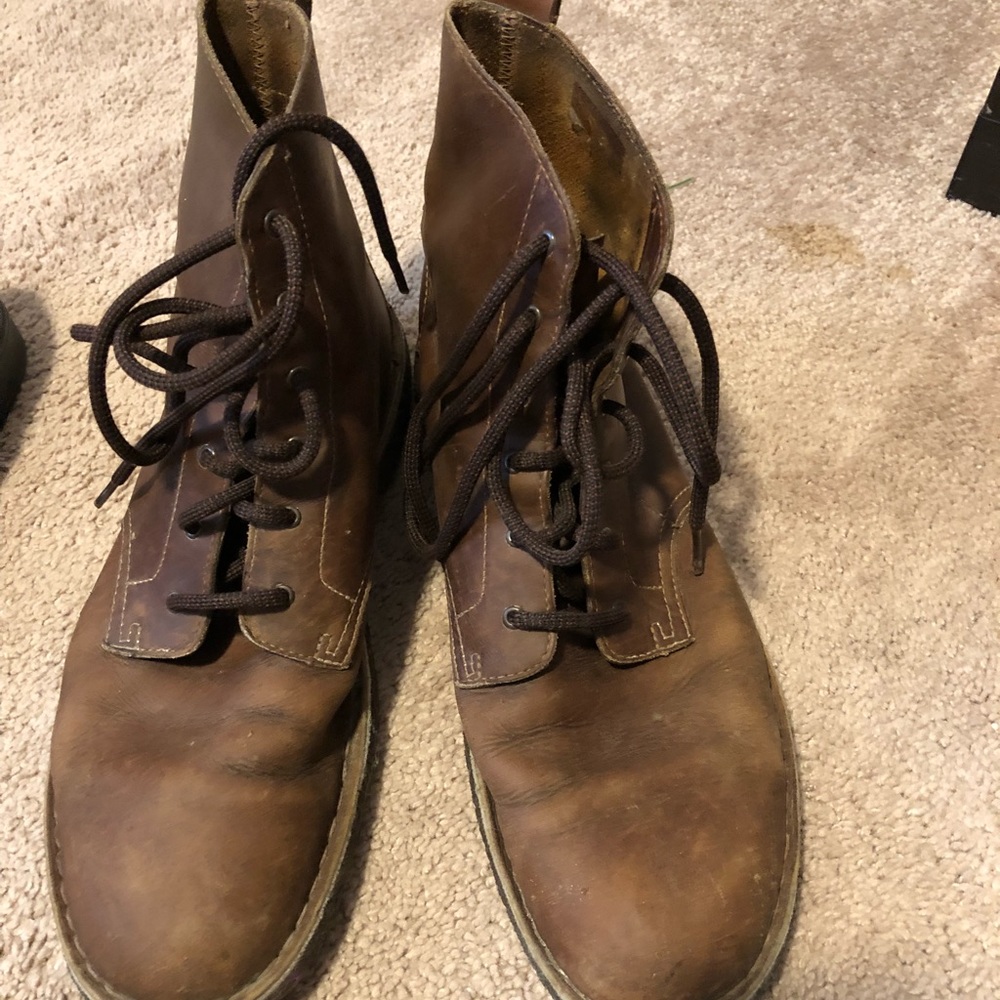 Clark’s desert boots!